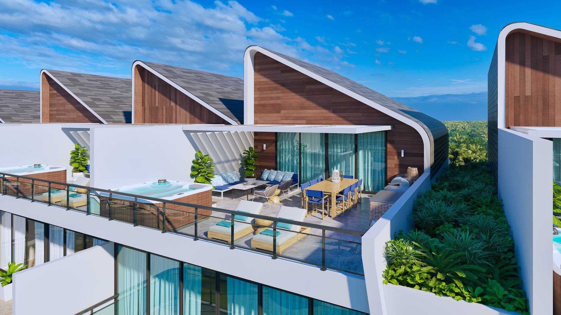 Apartamenty z prywatną laguną i plażą