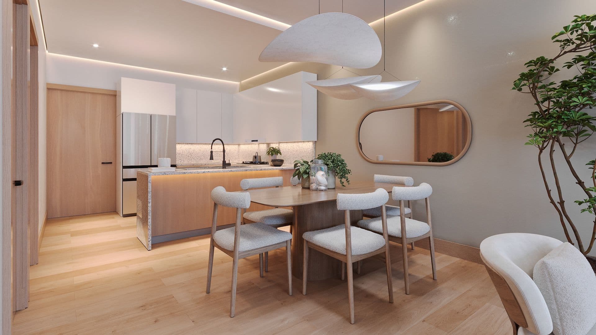 Apartamenty z prywatną laguną i plażą
