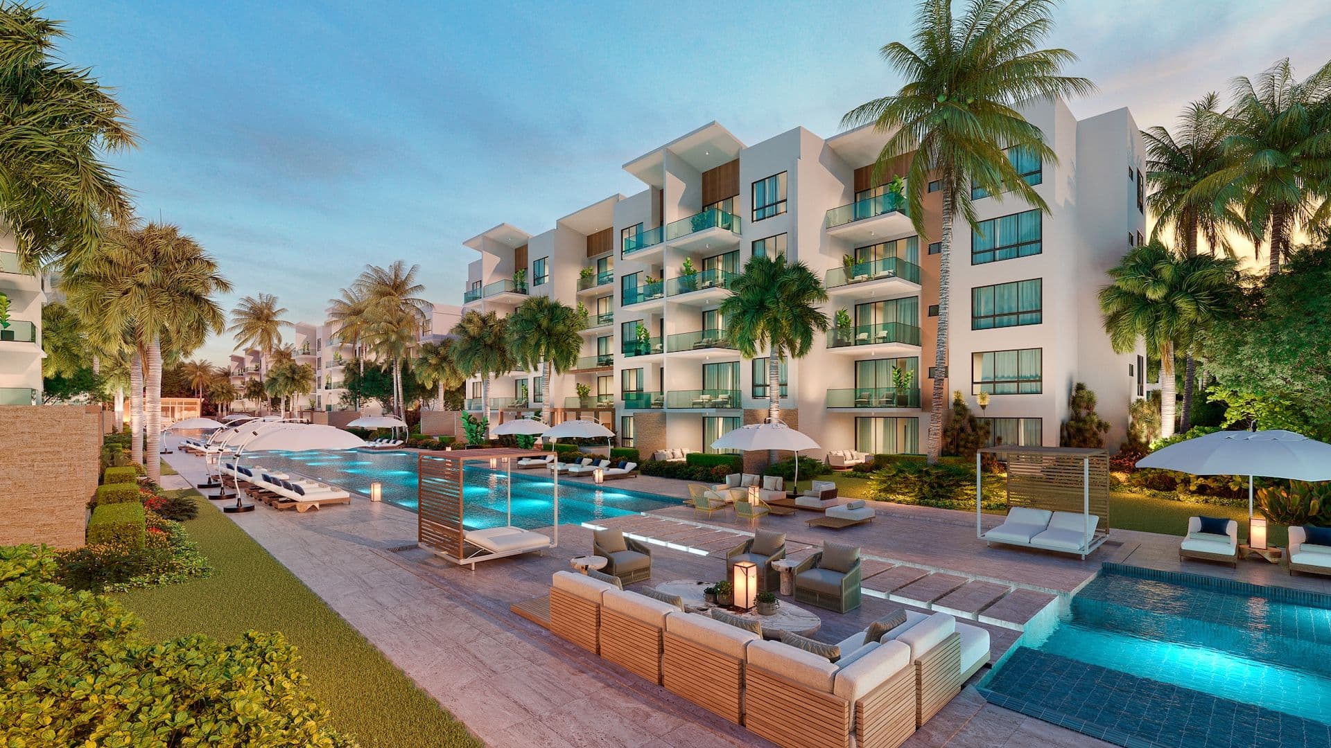Apartamenty z prywatną laguną i plażą