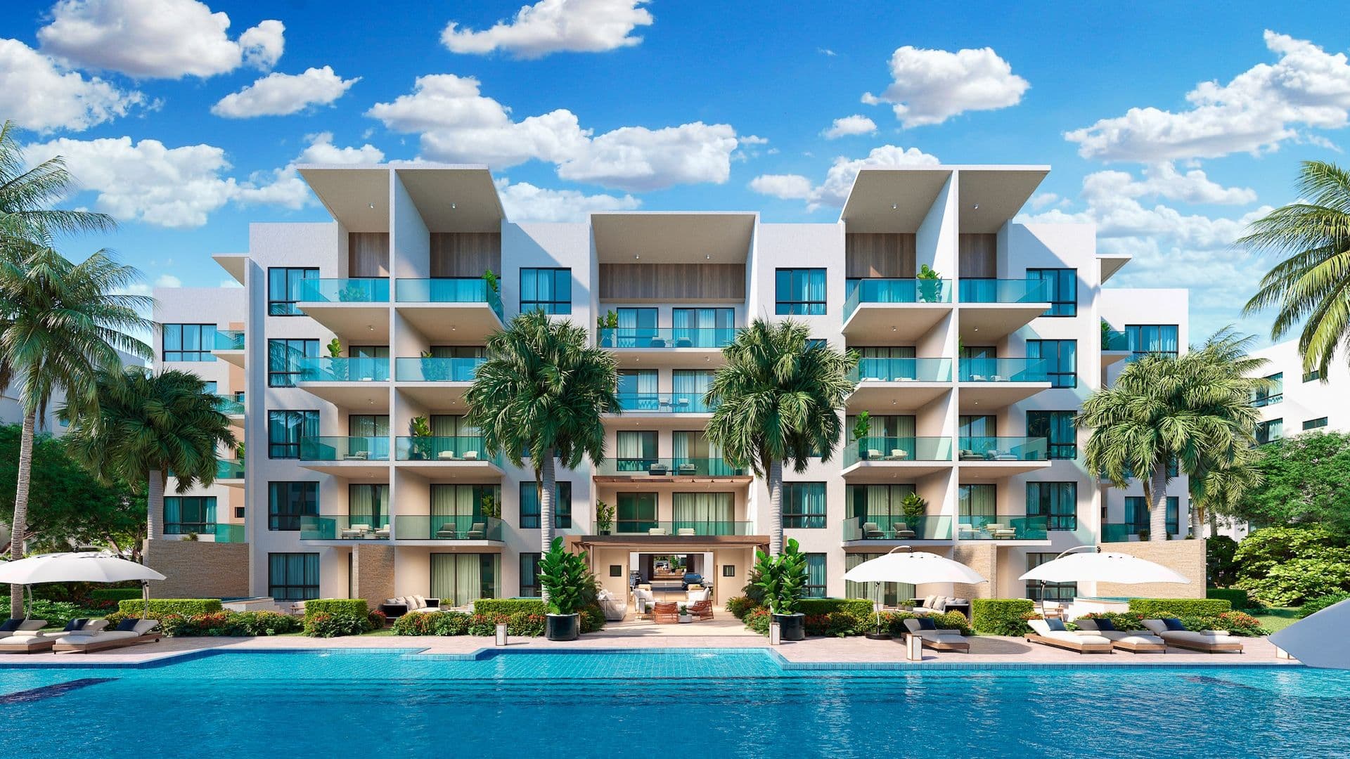 Apartamenty z prywatną laguną i plażą